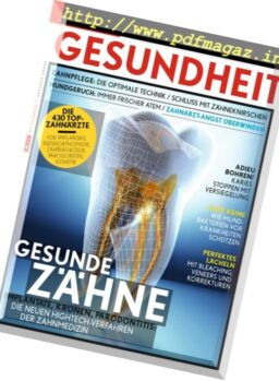 Focus Gesundheit – August-September 2017