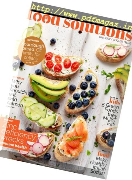 Food Solutions Magazine – July-August 2017 Cover