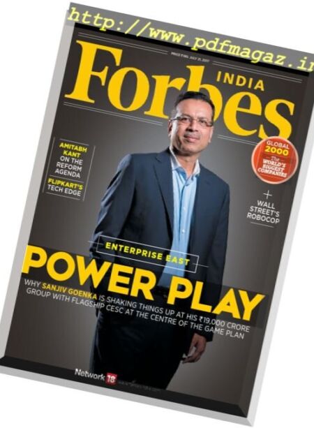 Forbes India – 21 July 2017 Cover