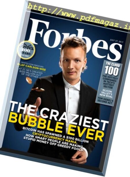 Forbes USA – 27 July 2017 Cover