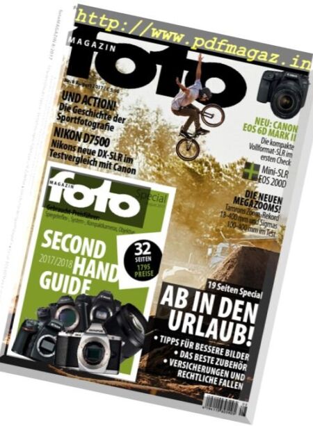 Fotomagazin – August 2017 Cover