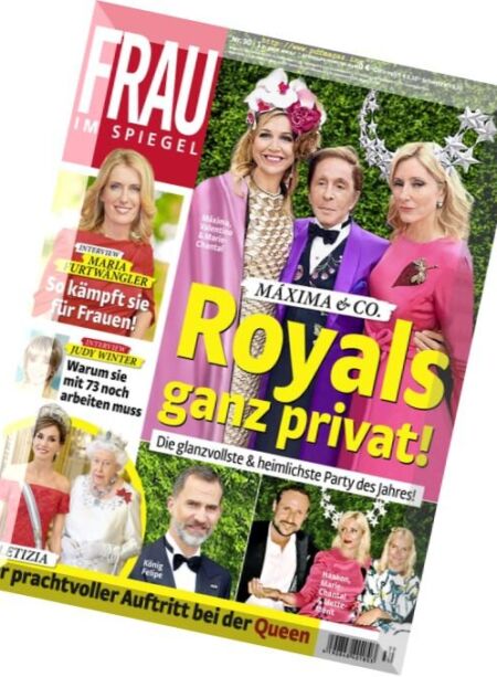 Frau im Spiegel – 19 Juli 2017 Cover