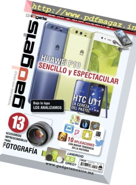 Gadgets Mexico – N 132, 2017 Cover