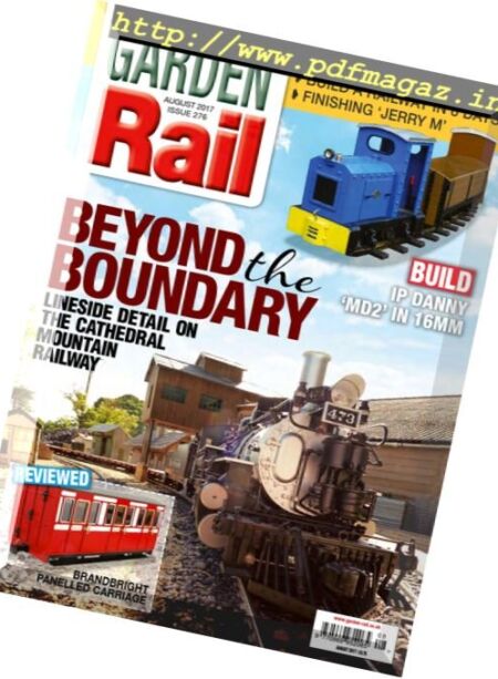 Garden Rail – August 2017 Cover