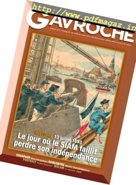 Gavroche – Juillet 2017 Cover