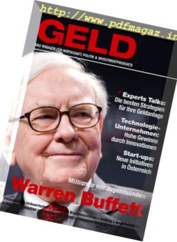Geld Magazin – Juli-August 2017