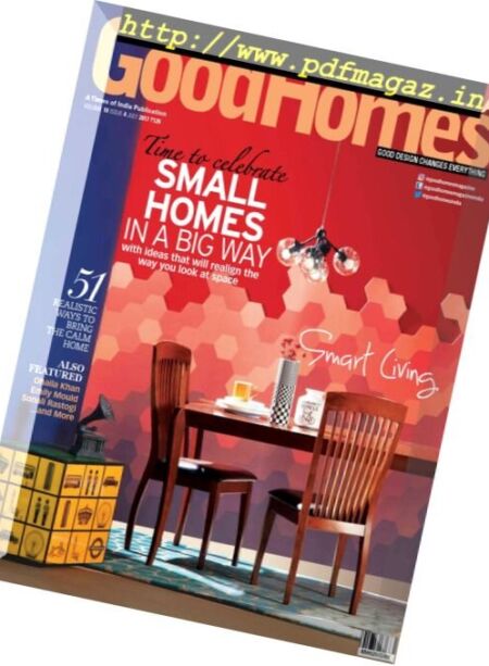 GoodHomes India – July 2017 Cover