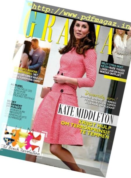 Grazia Netherlands – 28 Juni – 4 Juli 2017 Cover