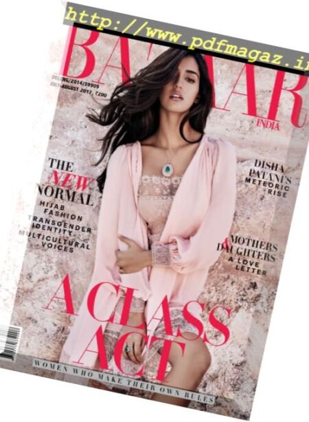 Harper’s Bazaar India – July-August 2017 Cover