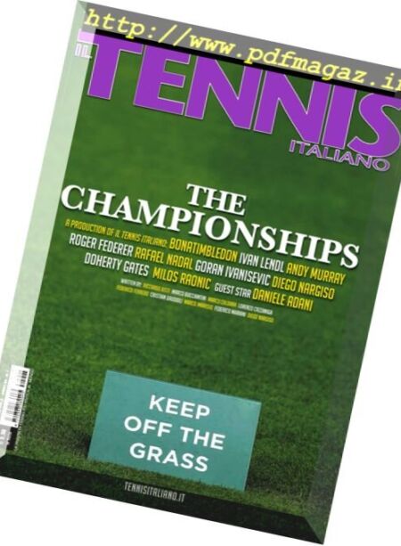 Il Tennis Italiano – Luglio 2017 Cover