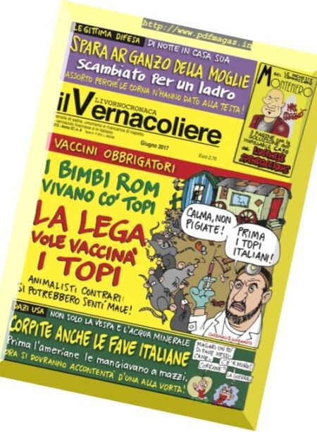 il Vernacoliere – Giugno 2017 Cover