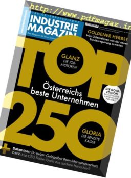Industrie Magazin – Juli-August 2017