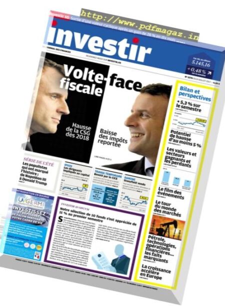 Investir – 8 Juillet 2017 Cover