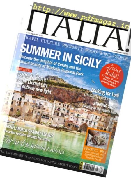 Italia! – August 2017 Cover