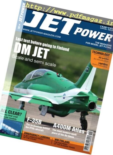 Jetpower – Issue 4 2017 Cover