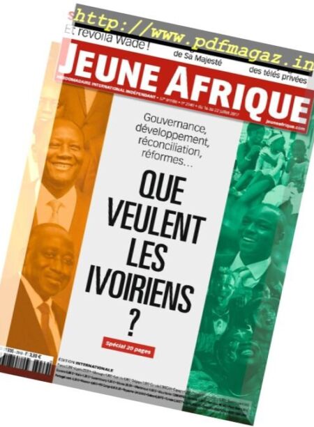 Jeune Afrique – 16 au 22 Juillet 2017 Cover