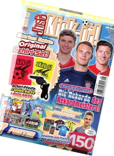Just Kick-it! – August 2017 Cover