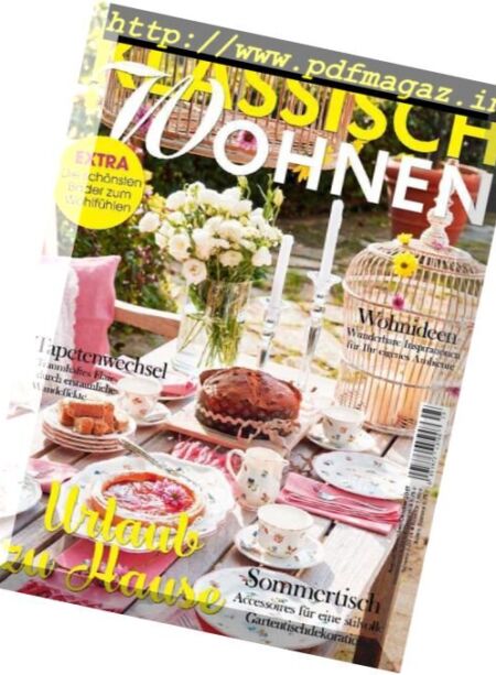 Klassisch Wohnen – August-Oktober 2017 Cover
