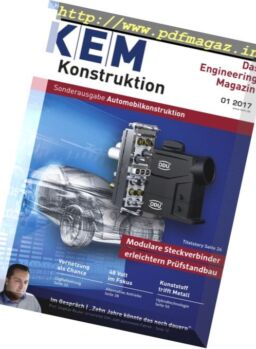 Konstruktion Entwicklung Management – Sonderheft Nr.1 – Automobilkonstruktion 2017