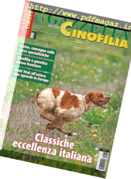 La Gazzetta Della Cinofilia Venatoria – Luglio 2017 Cover
