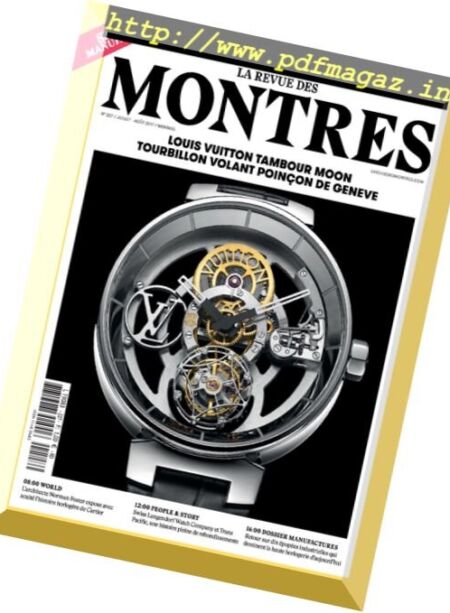 La Revue des Montres – Juillet-Aout 2017 Cover