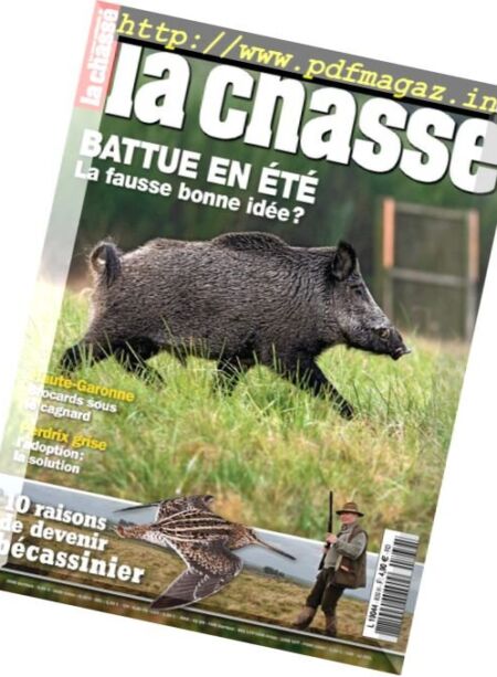 La Revue Nationale de la Chasse – Aout 2017 Cover