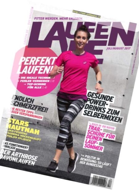 Laufen.de – Juli-August 2017 Cover