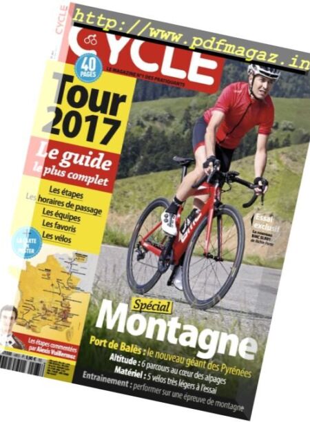 Le Cycle – Juillet 2017 Cover