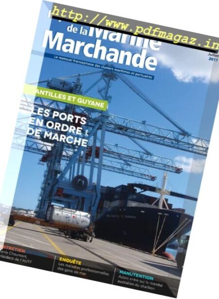 Le Journal de la Marine Marchande – Juillet 2017 Cover
