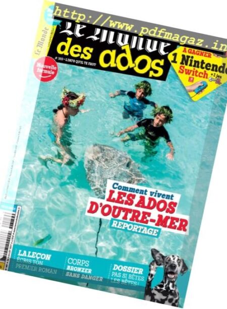 Le Monde des Ados – 26 Juillet 2017 Cover