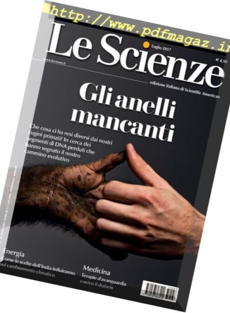 Le Scienze – Luglio 2017 Cover