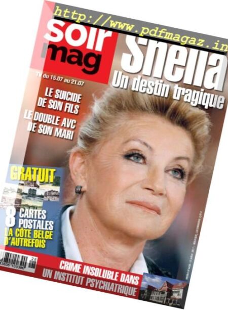 Le Soir Magazine – 12 Juillet 2017 Cover