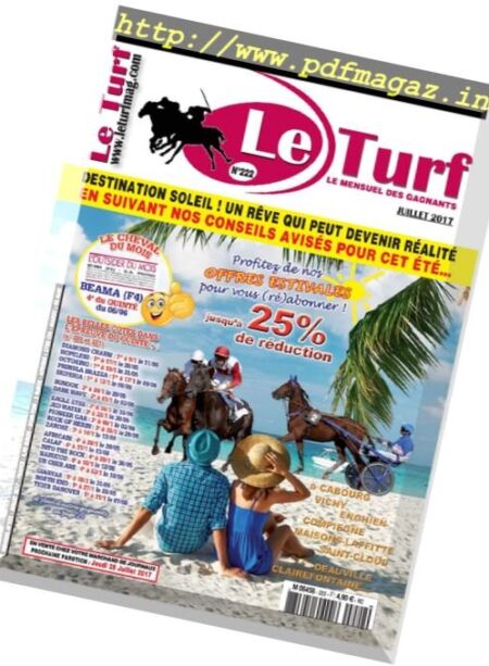 Le Turf – Juillet 2017 Cover
