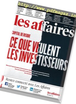Les Affaires – 8 Juillet 2017