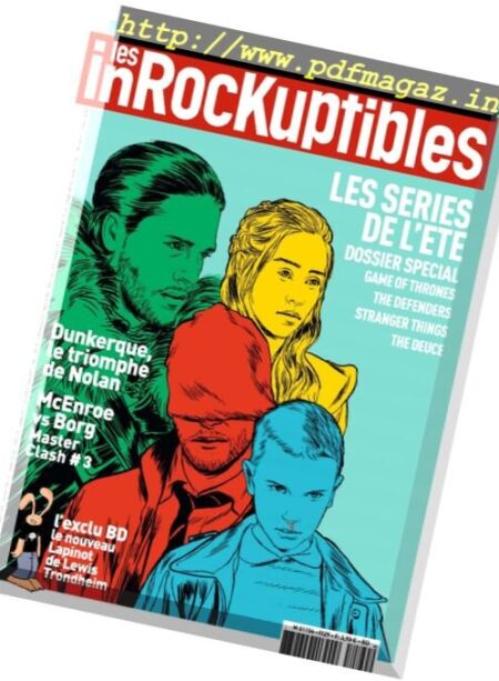 Les Inrockuptibles – 19 au 25 Juillet 2017 Cover