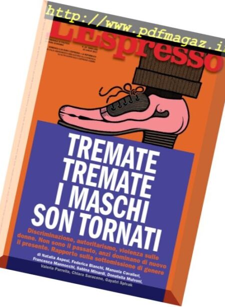 L’Espresso – 16 Luglio 2017 Cover