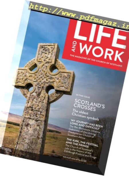 Life and Work – August 2017 Cover