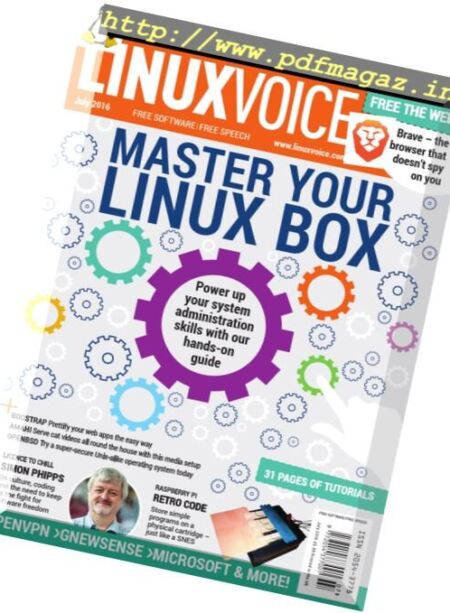 Linux Voice – July 2016 Cover