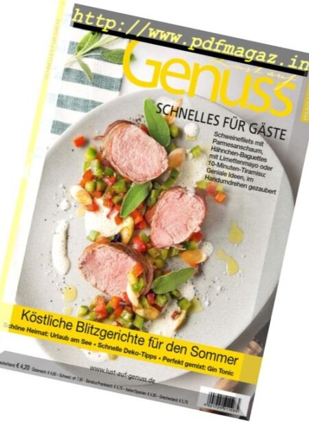 Lust auf Genuss – Nr.8 2017 Cover