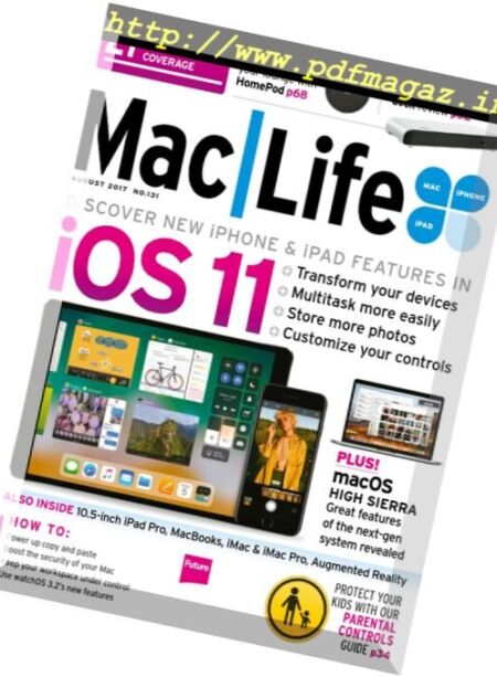 MacLife – August 2017 Cover