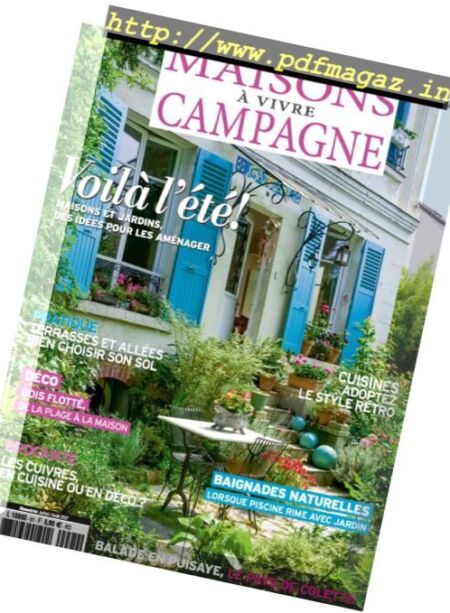 Maisons a Vivre Campagne – Juillet-Aout 2017 Cover