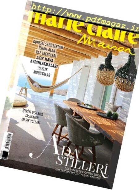 Marie Claire Maison Turkey – Temmuz 2017 Cover