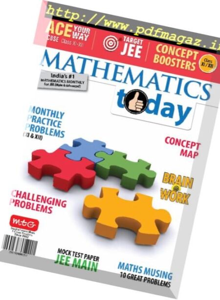 Mathematics Today – August 2017 Cover
