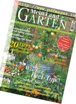 Mein Land Garten – Juni-August 2017