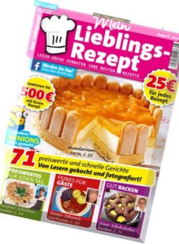 Mein Lieblingsrezept – August 2017