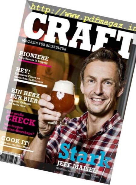 Meiningers Craft – N 4, 2016 Cover