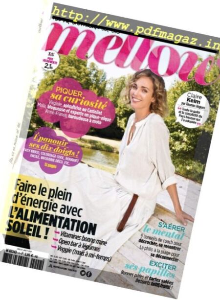 Mellow – Juillet-Aout 2017 Cover