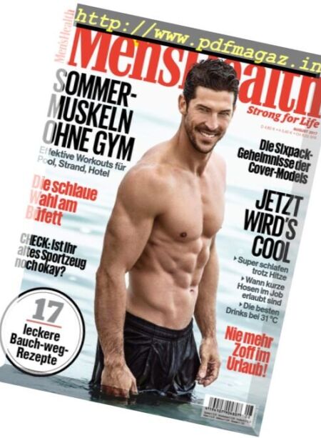 Men’s Health Germany – August 2017 Cover