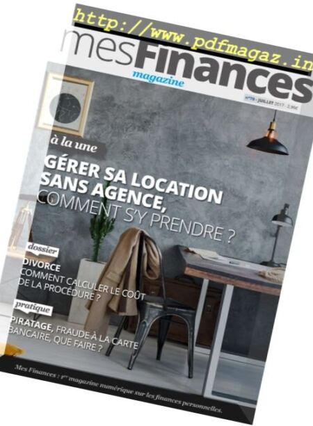 Mes Finances – Juillet 2017 Cover