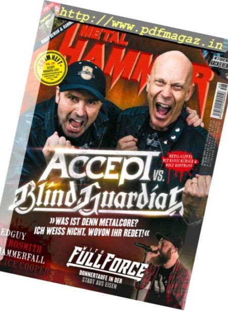 Metal Hammer Germany – August 2017 Cover